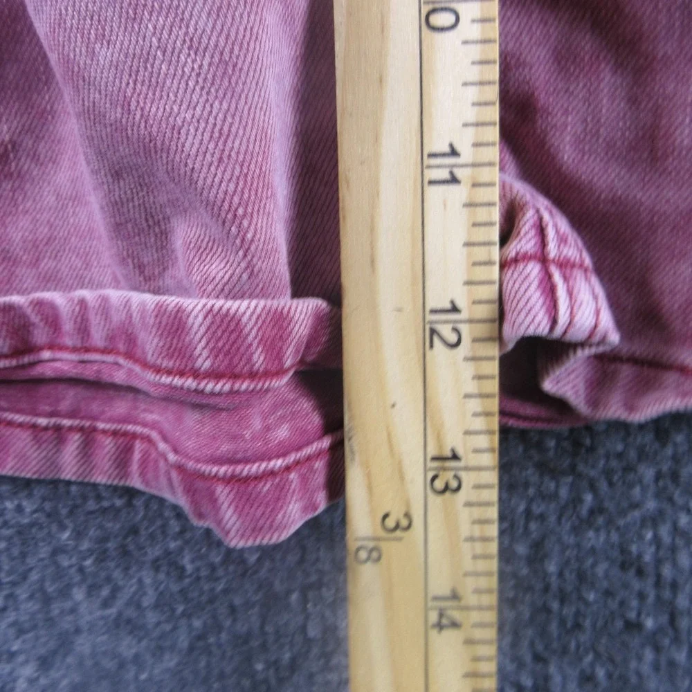 Gap American Girl Skirt Girls 10 Pink Denim Pleated Adjustable‎ Snap Waist